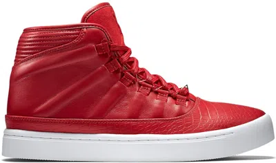 Pre-owned Jordan Men's  Westbrook 0 Sneakers In University Red/metallic Gold/white