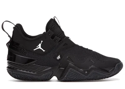 Pre-owned Jordan Men's  Westbrook One Take Cat Sneakers In Black/white/anthracite In Multi