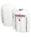 Jordan Men's  White Oklahoma Sooners On Court Long Sleeve T-shirt In White