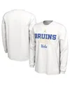 Jordan Men's  White Ucla Bruins On Court Long Sleeve T-shirt In White