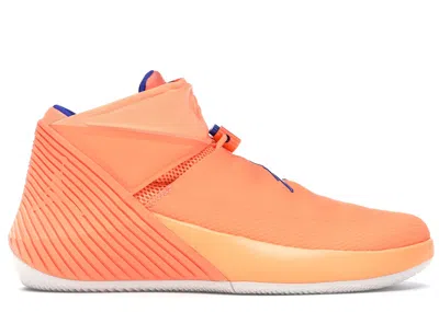 Pre-owned Jordan Men's  Why Not Zer0.1 Cotton Shot Sneakers In Orange Pulse/hyper Royal/sail In Multi