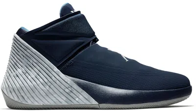 Pre-owned Jordan Men's  Why Not Zer0.1 Georgetown Sneakers In College Navy Blue/pewter Grey In Multi