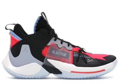 Pre-owned Jordan Men's  Why Not Zer0.2 Se Sneakers In Red Orbit/black/blue In Multi
