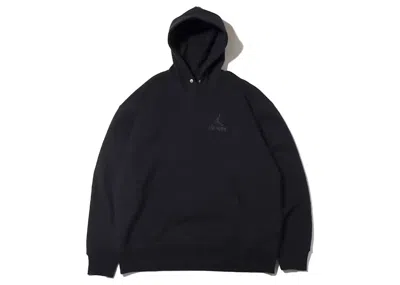 Pre-owned Jordan Men's  X A Ma Maniere Jacquard Hoodie In Black