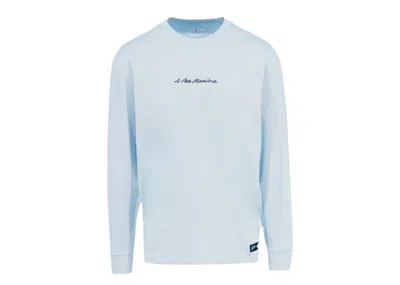 Pre-owned Jordan Men's  X A Ma Maniere Long Sleeve Tee Shirt (asia Sizing) In Obsdian Mist