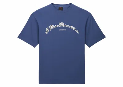 Pre-owned Jordan Men's  X A Ma Maniére T-shirt (asia Sizing) In Blue