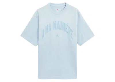 Pre-owned Jordan Men's  X A Ma Maniere T-shirt In Light Armory Blue