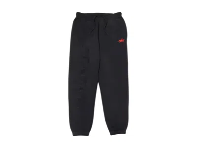 Pre-owned Jordan Men's  X Awake Ny Fleece Pants (fw24) In Black