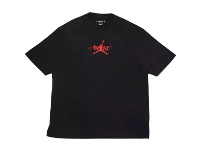 Pre-owned Jordan Men's  X Awake Ny Solid Tee Shirt In Black