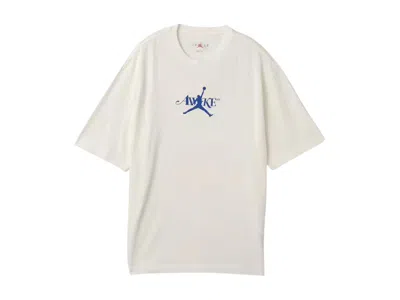 Pre-owned Jordan Men's  X Awake Ny Solid Tee Shirt In White