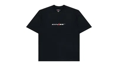 Pre-owned Jordan Men's  X Awake Ny Tee Shirt In Black/university Red In Multi