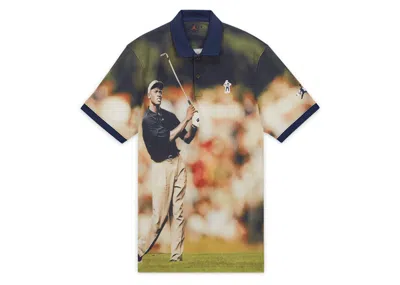 Pre-owned Jordan Men's  X Eastside Golf Polo Shirt (asia Sizing) In Multi