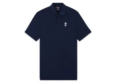 Pre-owned Jordan Men's  X Eastside Golf Polo Shirt In Navy Blue