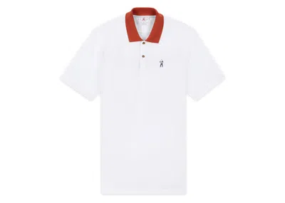 Pre-owned Jordan Men's  X Eastside Golf Polo Shirt In White