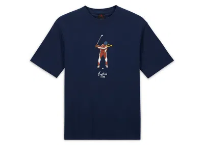 Pre-owned Jordan Men's  X Eastside Golf T-shirt (asia Sizing) In Navy Blue