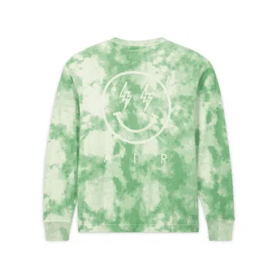 Pre-owned Jordan Men's  X J Balvin Crewneck Sweatshirt In Green
