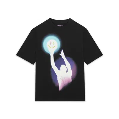 Pre-owned Jordan Men's  X J Balvin T-shirt (asia Sizing) In Black