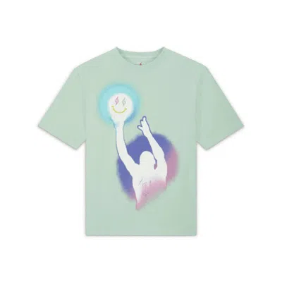 Pre-owned Jordan Men's  X J Balvin T-shirt (asia Sizing) In Green