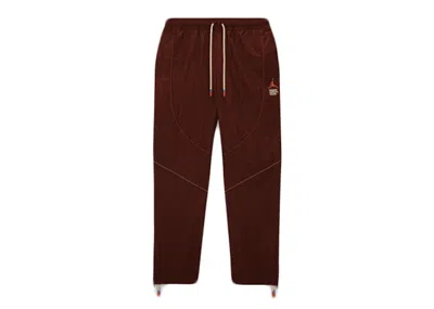 Pre-owned Jordan Men's  X Maison Chateau Rouge Woven Pants (asia Sizing) In Brown
