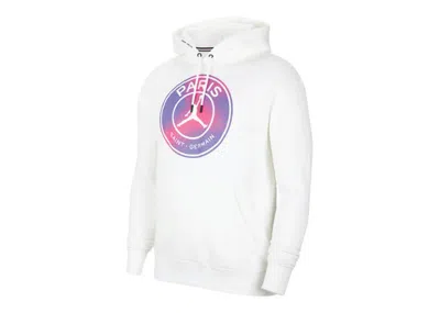 Pre-owned Jordan Men's  X Paris Saintgermain Hoodie In White/purple