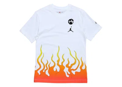 Pre-owned Jordan Men's  X Rui Hachimura Ntr T-shirt (asia Sizing) In White