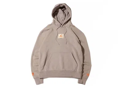 Pre-owned Jordan Men's  X Shelflife Hoodie In Light Beige In Sand