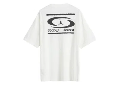Pre-owned Jordan Men's  X Travis Scott Air T-shirt In Sail In Sand