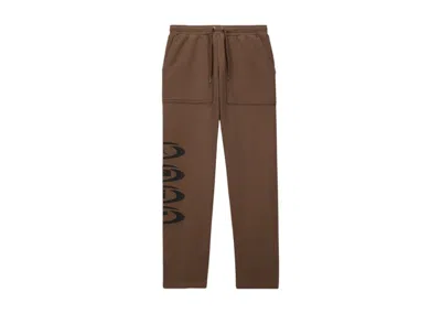 Pre-owned Jordan Men's  X Travis Scott Fleece Pants In Brown