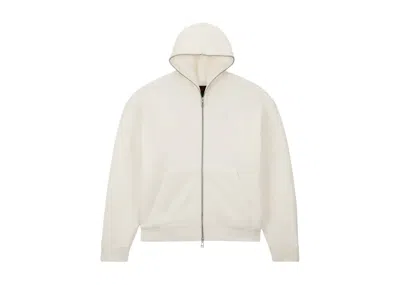 Pre-owned Jordan Men's  X Travis Scott Fullzip Hoodie In White