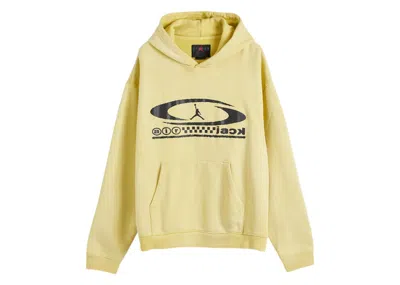 Pre-owned Jordan Men's  X Travis Scott Pullover Hoodie In Celery