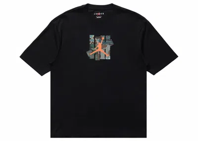 Pre-owned Jordan Men's  X Undefeated Strikes Tee Shirt In Black