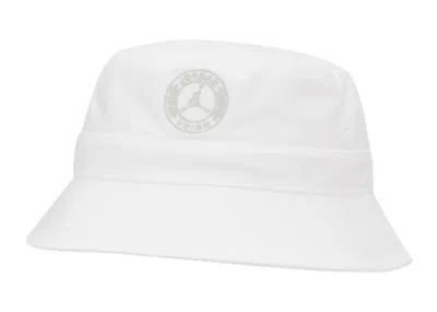 Pre-owned Jordan Men's  X Union Bucket Hat In White/grey Haze