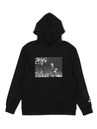 Pre-owned Jordan Men's  X Union Flying High Hooded Sweatshirt In Black