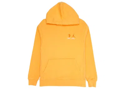 Pre-owned Jordan Men's  X Union M J Flc Hoodie In Sport Gold