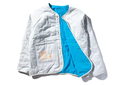 Pre-owned Jordan Men's  X Union M J Liner Jacket (asia Sizing) In Equator Blue Photon Dust