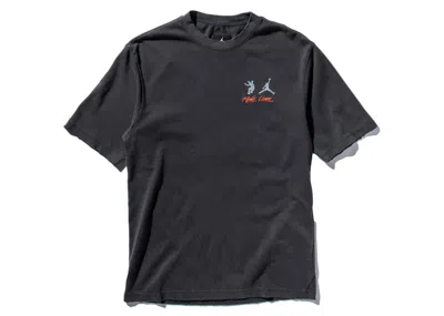 Pre-owned Jordan Men's  X Union M J T-shirt (asia Sizing) In Off Noir In Black