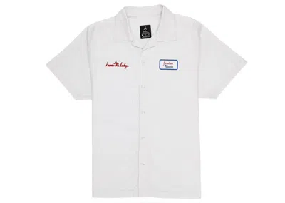 Pre-owned Jordan Men's  X Union Mechanic Shirt In Platinum