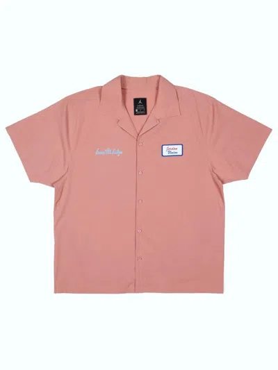Pre-owned Jordan Men's  X Union Mechanic Shirt In Rust Pink