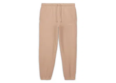 Pre-owned Jordan Men's  X Union Mj Fleece Pants In Bio Beige/coconut Milk