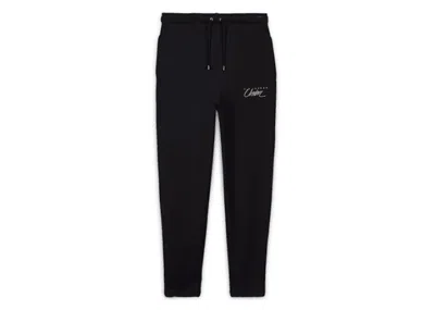 Pre-owned Jordan Men's  X Union Mj Fleece Pants In Black/coconut Milk In Multi
