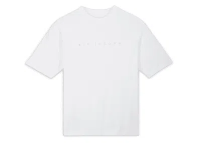 Pre-owned Jordan Men's  X Union Mj Short Sleeve Tee Shirt (asia Sizing) In White/grey Haze