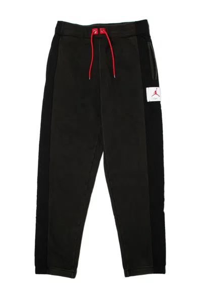 Pre-owned Jordan Men's  X Union Nrg Aj Flight Pants In Black