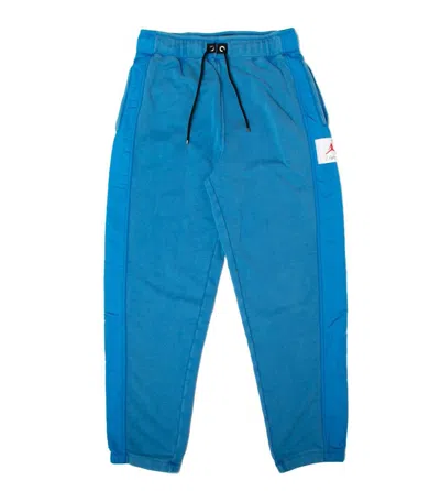Pre-owned Jordan Men's  X Union Nrg Aj Flight Pants In Blue