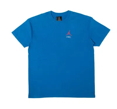 Pre-owned Jordan Men's  X Union Nrg Vault Aj Flight Jumpman Tee Shirt In Blue