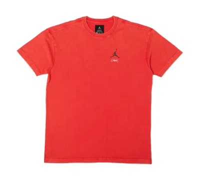 Pre-owned Jordan Men's  X Union Nrg Vault Aj Flight Jumpman Tee Shirt In Red