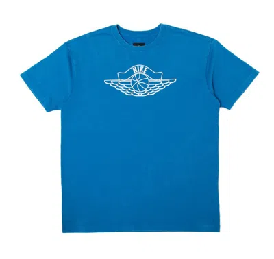 Pre-owned Jordan Men's  X Union Nrg Vault Aj Flight Nike X Wings Tee Shirt In Blue