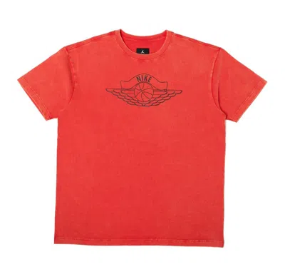 Pre-owned Jordan Men's  X Union Nrg Vault Aj Flight Nike X Wings Tee Shirt In Red