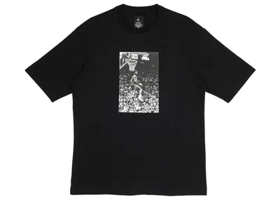 Pre-owned Jordan Men's  X Union Reverse Dunk T-shirt In Black