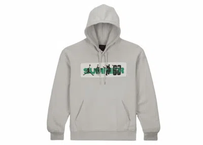 Pre-owned Jordan Men's  X Union X Bephies Beauty Supply Fleece Hoodie In Grey