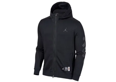 Pre-owned Jordan Men's  X Zion X Naruto Full Zip Top Hoodie In Black